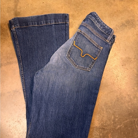 Kimes Ranch Women's Dark Blue Flared Jeans